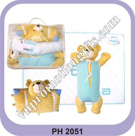 GIFT SET: 2 PILLOWES + BANKET 1.2m