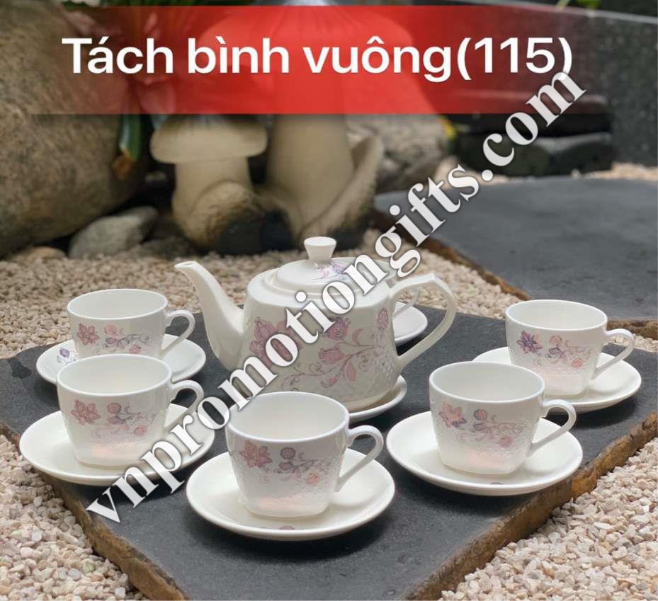 Bộ bình trà vuông