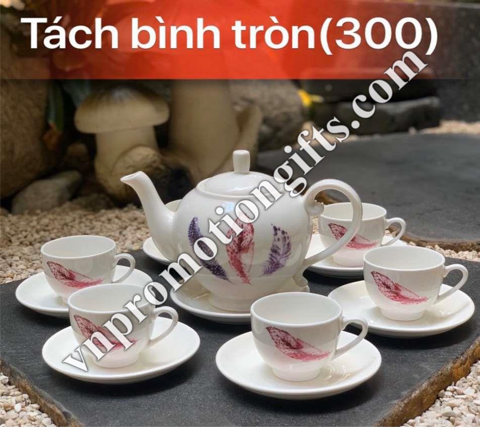 Bộ bình trà tròn